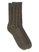 Julia Glitter Socks Khaki Mp Denmark