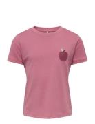 Kmgcandy Life S/S Printed Tee Jrs Noos Pink Kids Only