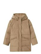 Nkfmedow03 Puffer Jacket Long Fo Beige Name It