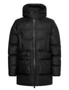 Alta Long Puffer Cargo Jacket W3T4 Black Rains