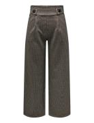 Jdygeggo Mia Long Check Pant Jrs Noos Brown JDY