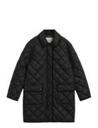 Quilted Coat With Cord Trim Patterned GANT
