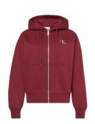 Monologo French Terry Fz Bf Hood Burgundy Calvin Klein Jeans