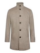 Bs Ontario Slim Fit Coat Beige Bruun & Stengade