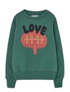 Love Freen Bear Sweatshirt Green THE ANIMALS OBSERVATORY