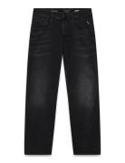 Anbass Trousers Slim Hyperflex Dust Black Replay