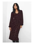 Teagan Lg Dress Brown Noella