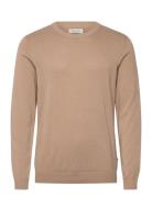 Cfosvald Fine Knitted Crew Neck Kni Beige Casual Friday