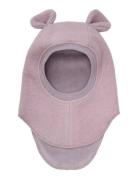 Balaclava Ears Wool Pink Huttelihut