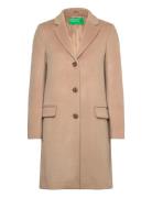 Coat Beige United Colors Of Benetton