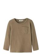 Nmmthoro Hen Ls Slim Top Lil Brown Lil'Atelier