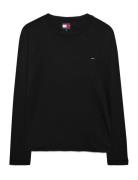 Tjm Original Rib Longsleeve Tee Black Tommy Jeans