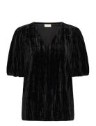 Kaelva Jersey Blouse Black Kaffe