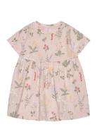 Dress Ss Aop Meadow Pink Lindex
