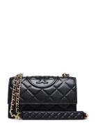 Fleming Small Convertible Shoulder Bag Black Tory Burch