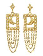 Barbra Earrings Gold Maanesten