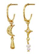 Tamina Earrings Gold Maanesten