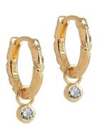 Hoops, Belle Cz Gold Enamel Copenhagen