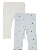 Leggings Bumblebee Nb 2 Pack Blue Lindex