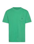 Cotton Jersey Pocket Tee Green Ralph Lauren Kids