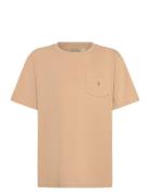 Cotton Jersey Pocket Tee Beige Ralph Lauren Kids