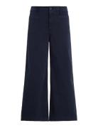 Stretch Chino Wide-Leg Cropped Pant Navy Lauren Ralph Lauren