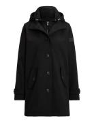 Hooded Quilted-Vestee Jacket Black Lauren Ralph Lauren