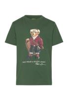 Polo Bear Cotton Jersey Tee Green Ralph Lauren Kids