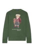 Polo Bear Fleece Sweatshirt Green Ralph Lauren Kids