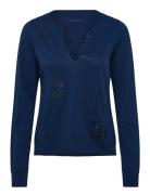 Tuni Ml Cl Multi Strass Navy Zadig & Voltaire