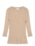 Nmfrikine Ls Knit Dress Pb Beige Name It