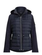 Quilted Funnelneck Puffer Jacket Navy Lauren Ralph Lauren