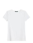 Stretch Cotton Tee White Lauren Ralph Lauren