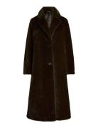 Faux-Fur Coat Brown Lauren Ralph Lauren
