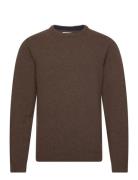 Cfkarl Crew Neck Bounty Knit Brown Casual Friday