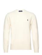 Wool-Cashmere Crewneck Sweater Cream Polo Ralph Lauren
