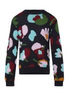 Jaquard Sweater Navy FUB