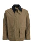 Jprbluclint Waxed Jacket Khaki Jack & J S