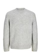 Jcofade Knit Crew Neck Styd Aw25 Grey Jack & J S