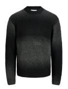 Jcofade Space Dye Crew Neck Styd Aw25 Black Jack & J S
