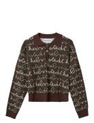 Helmstedt Logo Sweatshirt Brown Helmstedt