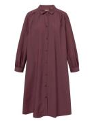 Douka Organic Garment Dyed Poplin Burgundy Rue De Tokyo