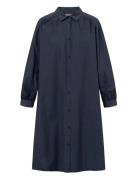Douka Organic Garment Dyed Poplin Navy Rue De Tokyo