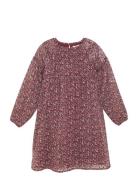 Dress Dobby Burgundy Creamie