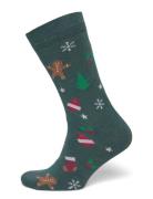 Christmas Bamboo Sock Green Lindbergh