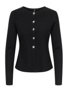 Onlmelli Life Ls Ck But Cardi Rp Knt Black ONLY