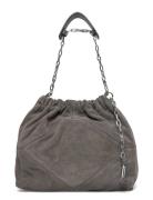 Bag M Suede June Tote Grey Ba&sh