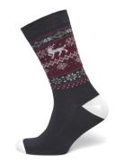 Winter Bamboo Sock Red Lindbergh