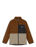 Fleece Jacket Brown Color Kids