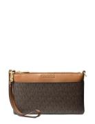 Md Tz Conv Wristlet Brown Michael Kors